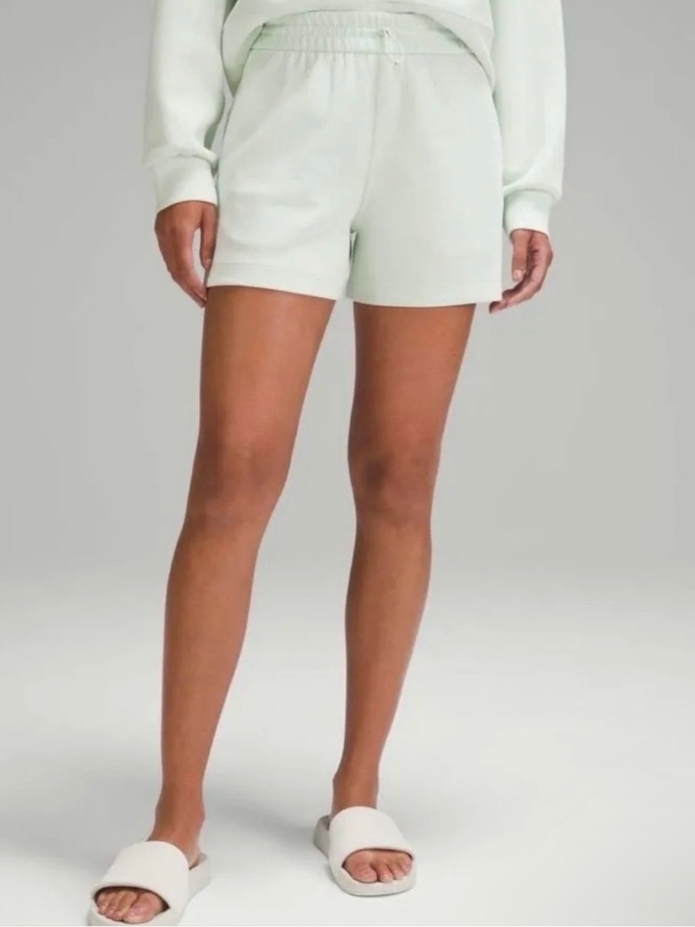 Lululemon Softstreme High Rise 4” Short | Kohlrabi Green